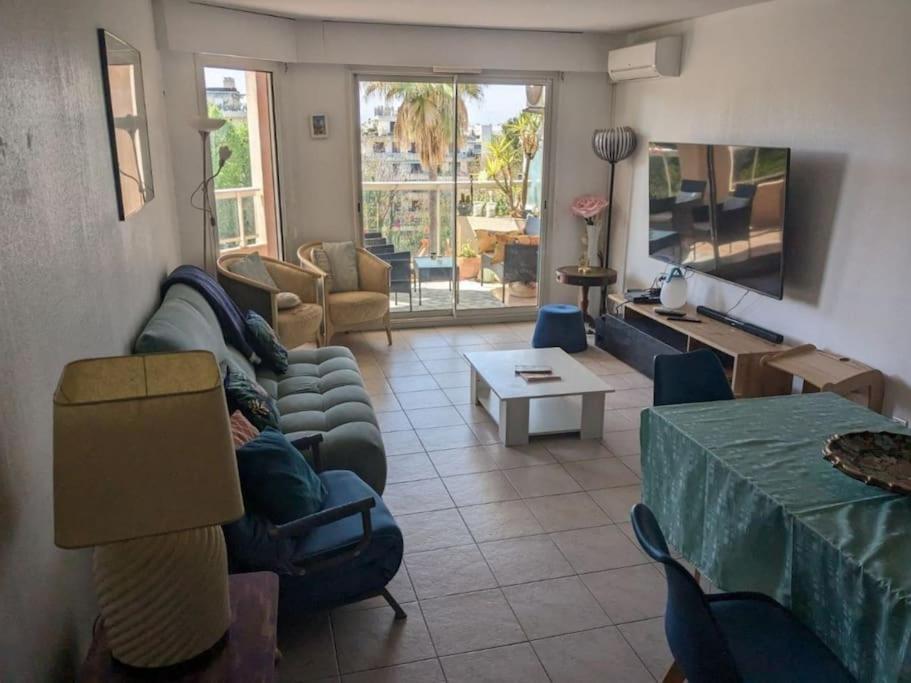 Appartement Vue Mer Sur Les Hauteurs De Nice Eksteriør bilde